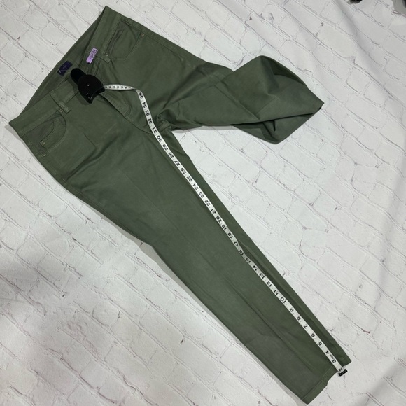NYDJ NOT YOUR DAUGHTER’S JEANS army green women’s ankle length pants EUC size 8 - Picture 10 of 14